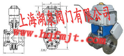 电动调节球阀结构图