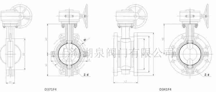 D341F4衬氟蝶阀