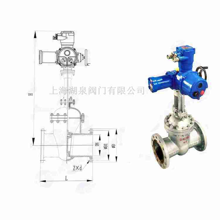 矿用电动闸阀Z941H-40C DN100